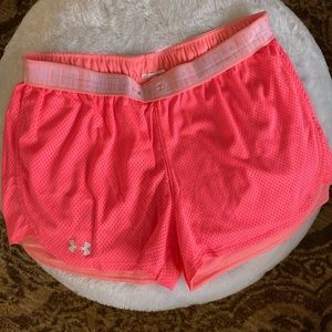Neon Orange Medium Under Armour Shorts